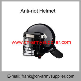 Wholesale Cheap China Black Light Weight ABS Police Anti Riot Helmet