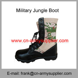 Wholesale Cheap China Split Leather Rubber Sole Camouflage Military Jungle Boots