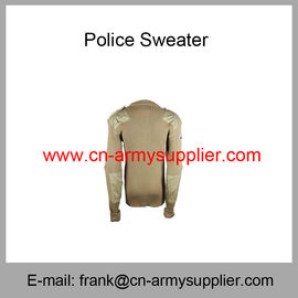 Wholesale Cheap China Military Khaki Desert Brown Tan Army Police Sweater