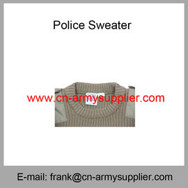 Wholesale Cheap China Military Khaki Desert Brown Tan Army Police Sweater