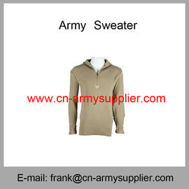 Wholesale Cheap China Military Khaki Desert Brown Tan Army Police Pullover