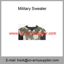 Wholesale Cheap China Military Camouflage Wool Acrylic  Police Army Jersey