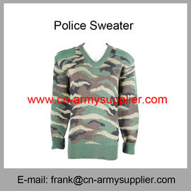 Wholesale Cheap China Army Camouflage Wool Acrylic Police Military Cardigan
