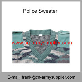 Wholesale Cheap China Army Camouflage Wool Acrylic Police Military Cardigan