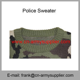 Wholesale Cheap China Army Wool Acrylic Police Military Camouflage Sweater