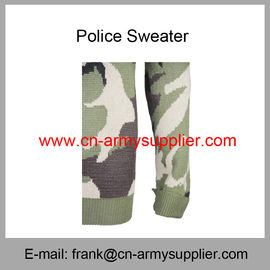 Wholesale Cheap China Army Wool Acrylic Police Military Camouflage Sweater