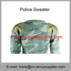 Wholesale Cheap China Military Wool Polyester Army Police Camouflage Pullover