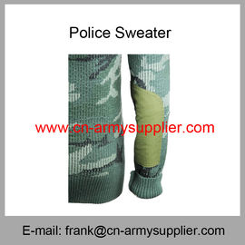 Wholesale Cheap China Military Wool Polyester Army Police Camouflage Pullover