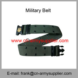 Wholesale Cheap China Army PP Army Green Military Plastic Buckle Police Belt