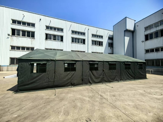 Windproof PVC Ground Sheet Field Camping Tent for Outdoor Activities