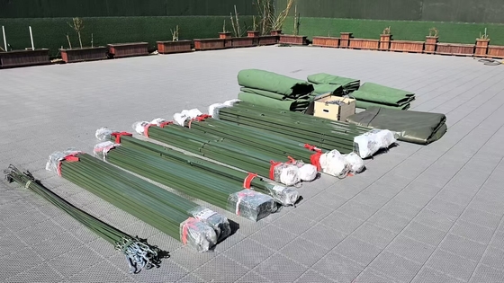 Windows Quantity Depends On Tent Size Combat Shelter for Military Applications