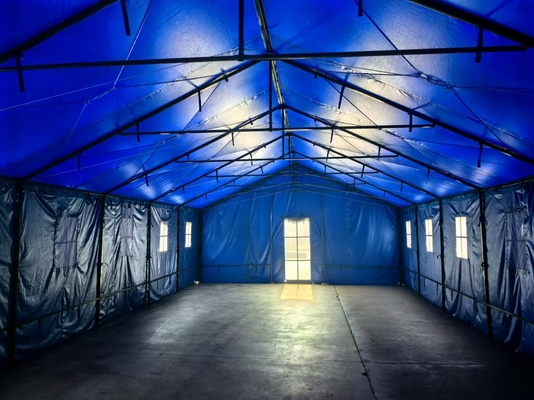 Pole 45mm As Per Army Or Police Military Tent with Windproof and PVC Ground Sheet