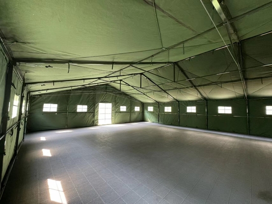 Frame or Pole Structure Military Tent for Army or Police Usage Poles Diameter Depends On Different Sizes