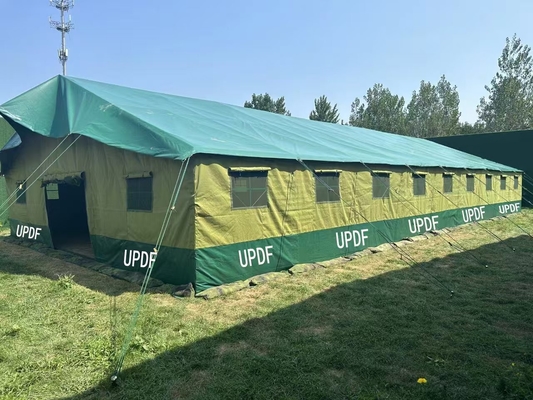 Frame or Pole Structure Military Tent for Army or Police Usage Poles Diameter Depends On Different Sizes