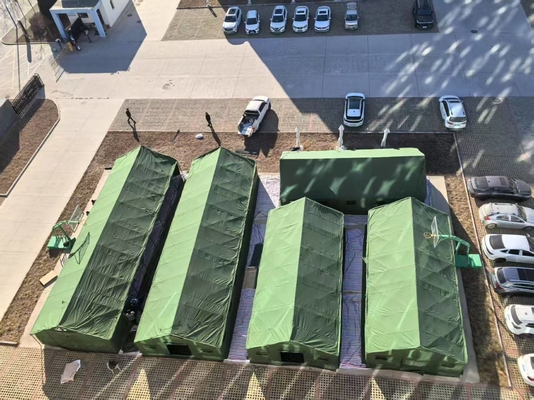 Capacity Depends On Different Size Of Military Tent Army Tent with PVC Ground Sheet for Military and Police Applications