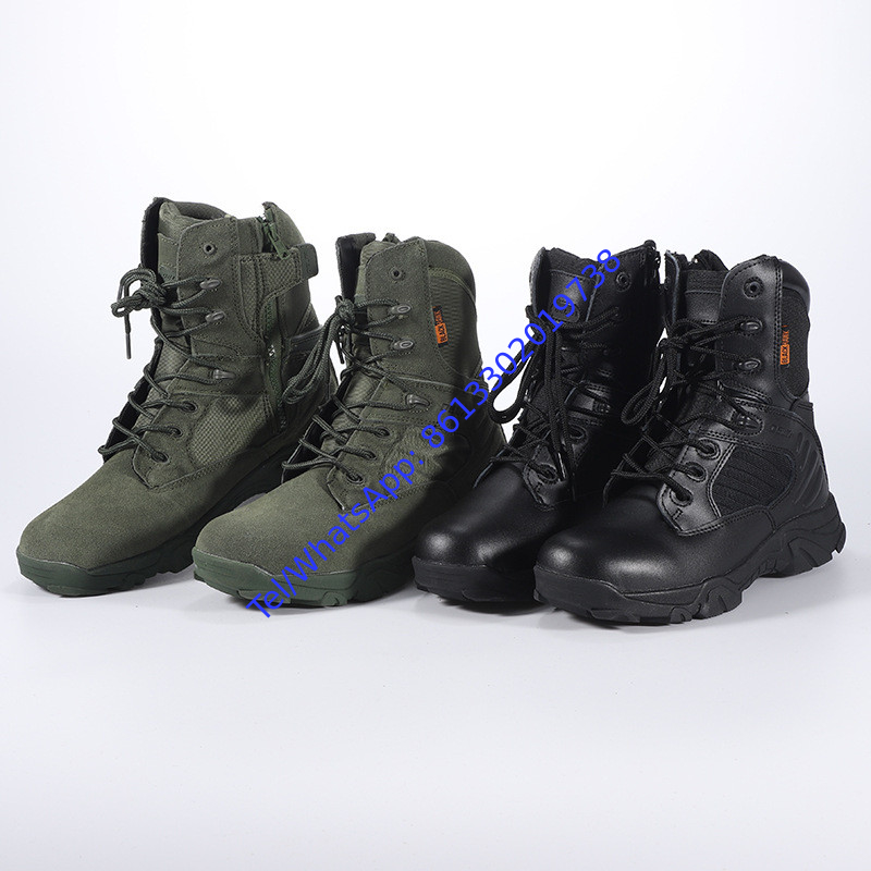 Jungle boots Outdoor boots High top boots Camouflage colored boots Tactical Boots