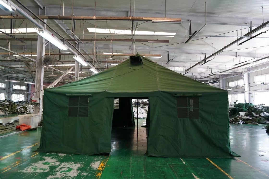Heavy-duty Soldier Outdoor Shelter in Oxford or PVC Fabric for Tough Conditions